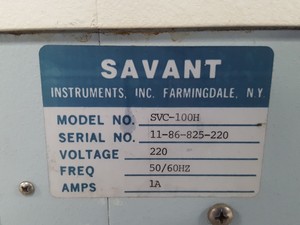 Thumbnail image of Faulty Savant SVC-100H Speed Vac Concentrator Centrifuge Spares / Repair Lab