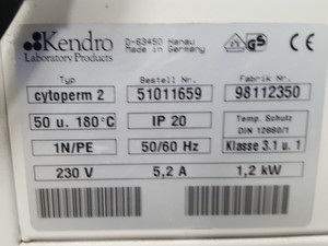Thumbnail image of Kendro Heraeus Cytoperm 2 CO2 Incubator Lab