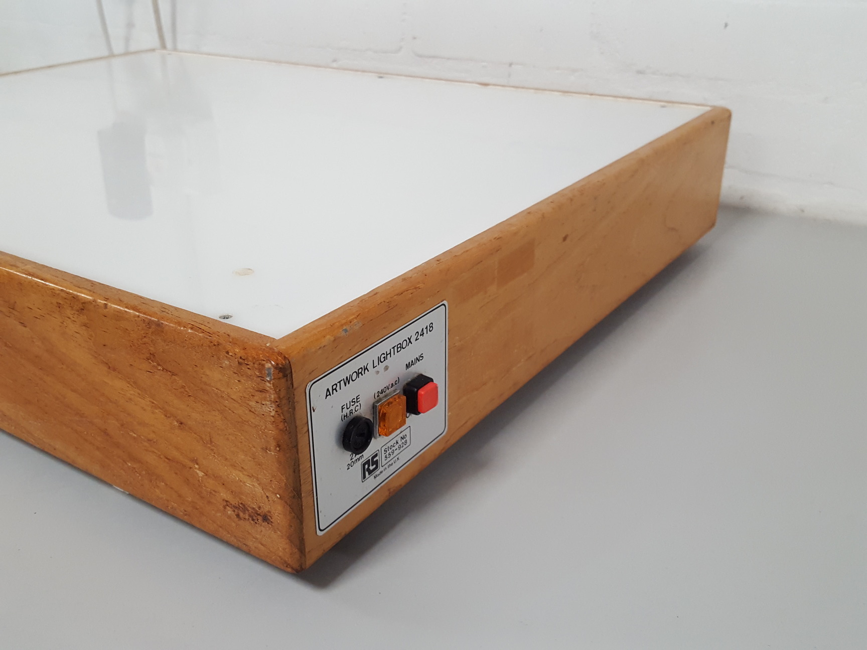 Image of RS Components Artwork LightBox 2418 X-Ray Viewing Negatives No 559-92 Lab