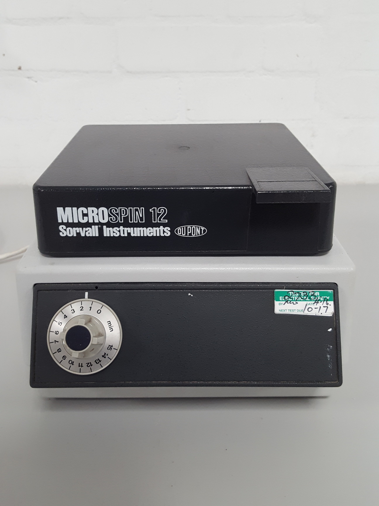 Image of Sorvall MicroSpin 12 Microfuge Benchtop Centrifuge Lab + 12 Tube Rotor