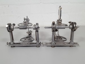 Thumbnail image of 2x Vintage 1919 Wadsworth Dental Articulators No. 2 Lab Dentistry Upcycle