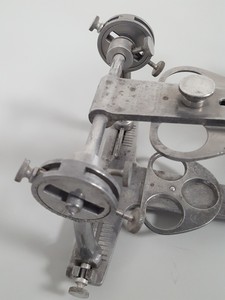 Thumbnail image of 2x Vintage 1919 Wadsworth Dental Articulators No. 2 Lab Dentistry Upcycle