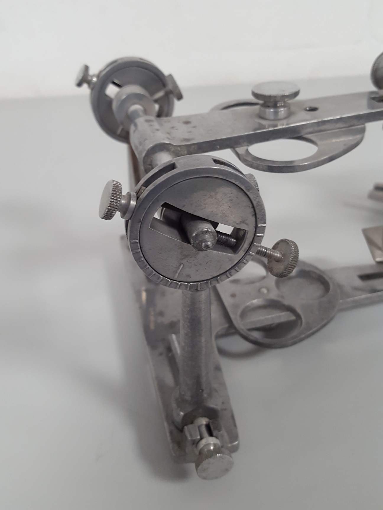 Image of 2x Vintage 1919 Wadsworth Dental Articulators No. 2 Lab Dentistry Upcycle