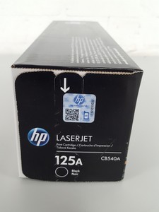 Thumbnail image of HP 125A CB540A Black Printer Toner Cartridge Genuine