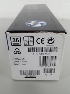 Thumbnail image of HP 125A CB540A Black Printer Toner Cartridge Genuine