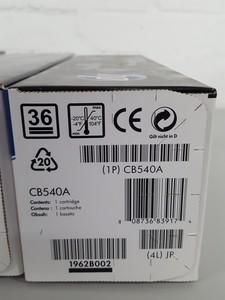 Thumbnail image of 4x HP 125A Toner CB540A Black, CB543A Magenta, CB541A Cyan, CB542A Yellow