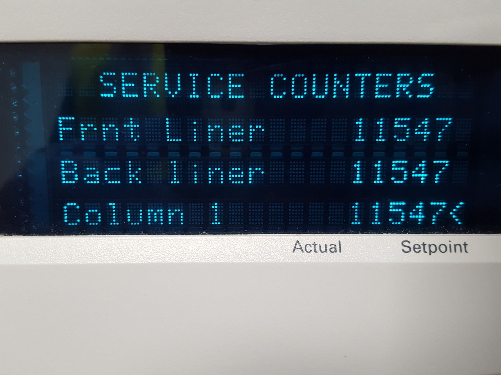 Image of Agilent 6890GC + 7683 Autosampler, & 5973 MSD + 59864B Gauge Controller Lab