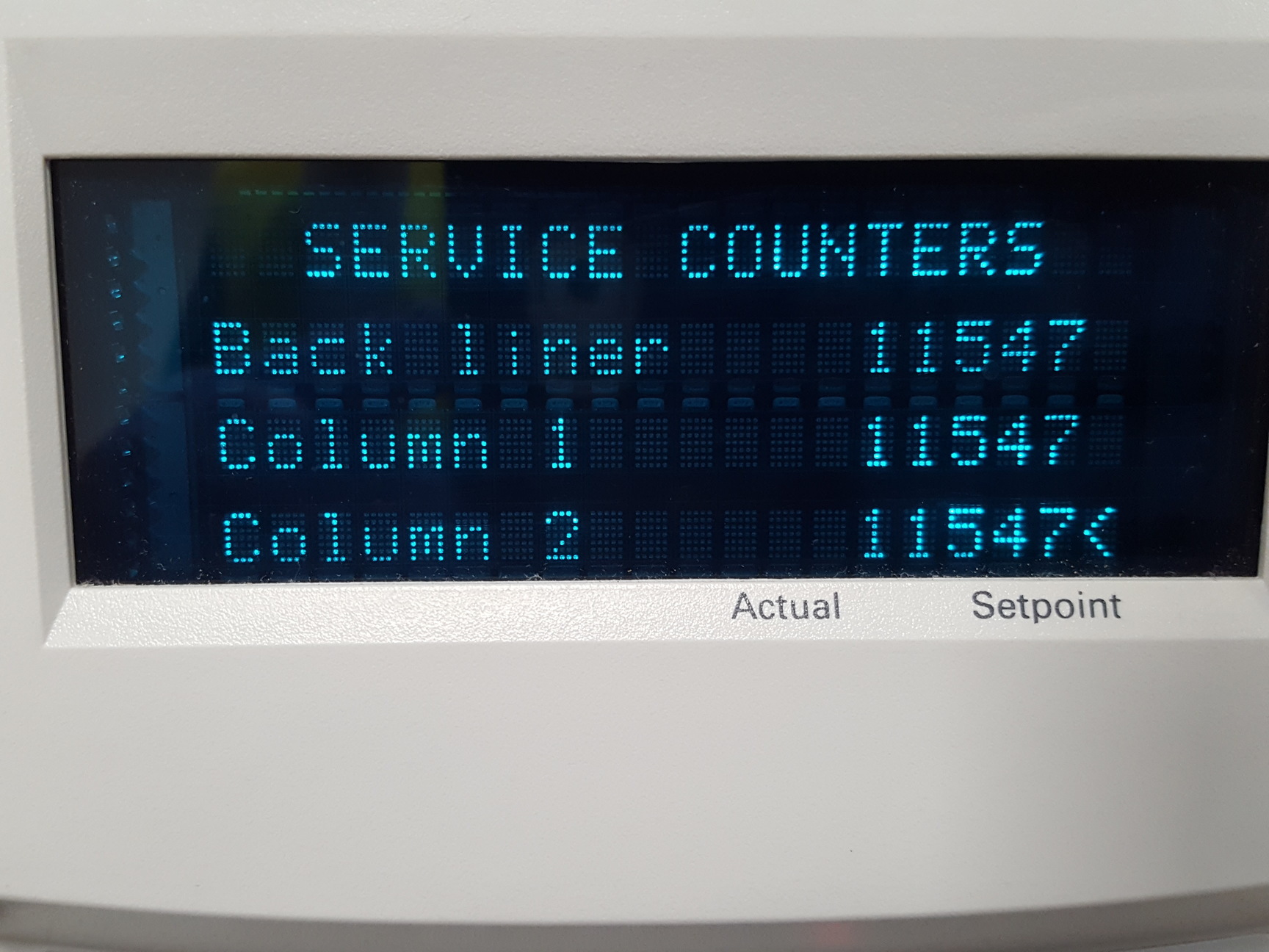 Image of Agilent 6890GC + 7683 Autosampler, & 5973 MSD + 59864B Gauge Controller Lab