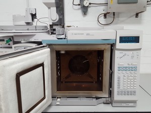 Thumbnail image of Agilent 6890GC + 7683 Autosampler, & 5973 MSD + 59864B Gauge Controller Lab
