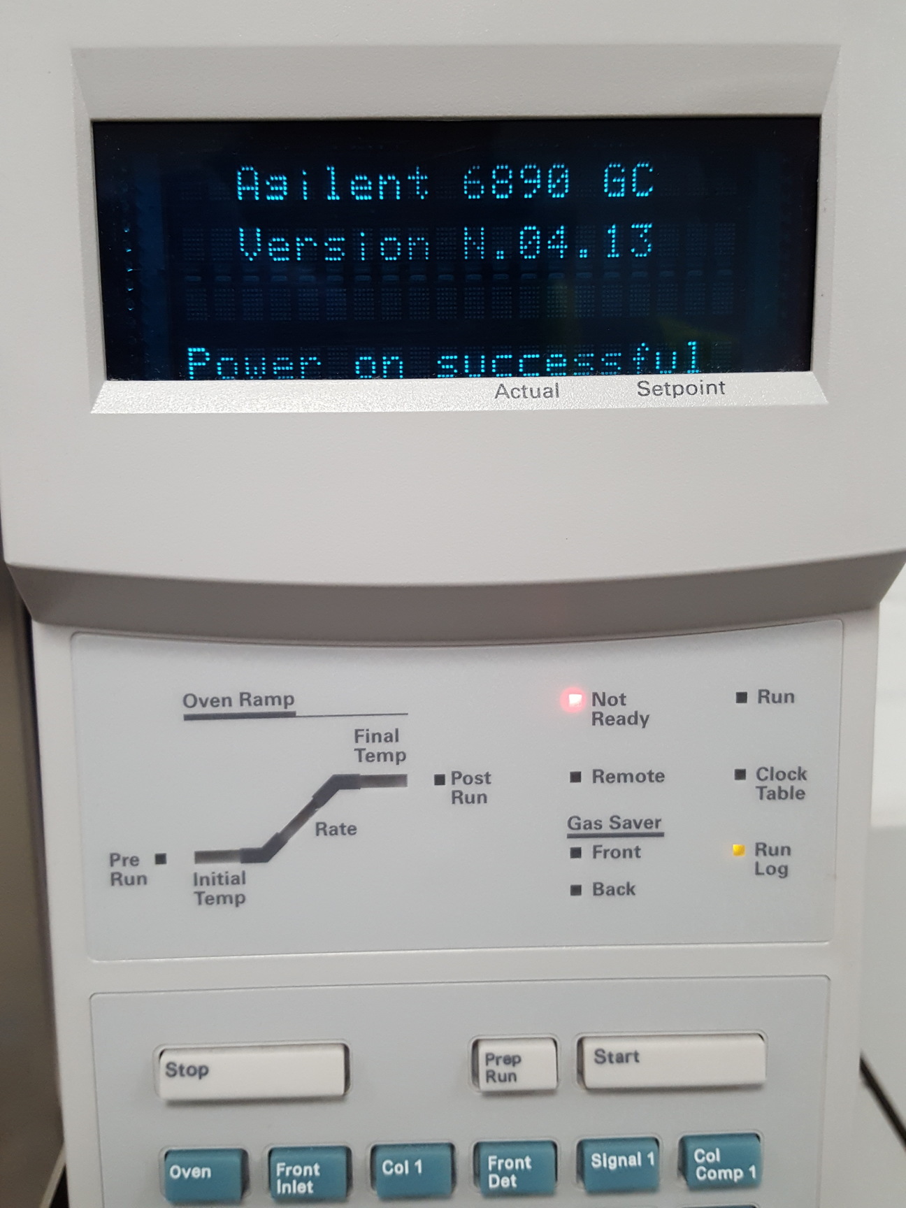 Image of Agilent 6890GC + 7683 Autosampler, & 5973 MSD + 59864B Gauge Controller Lab