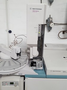 Thumbnail image of Agilent 6890GC + 7683 Autosampler, & 5973 MSD + 59864B Gauge Controller Lab