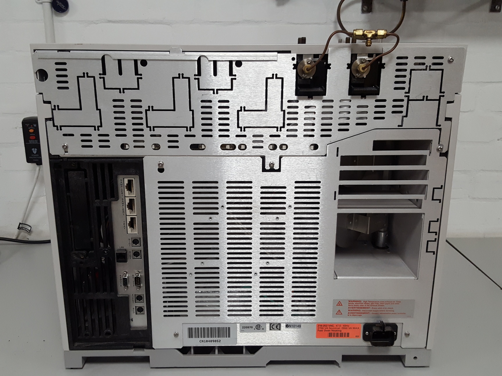 Image of Agilent 6890GC + 7683 Autosampler, & 5973 MSD + 59864B Gauge Controller Lab