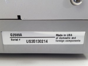 Thumbnail image of Agilent 6890GC + 7683 Autosampler, & 5973 MSD + 59864B Gauge Controller Lab