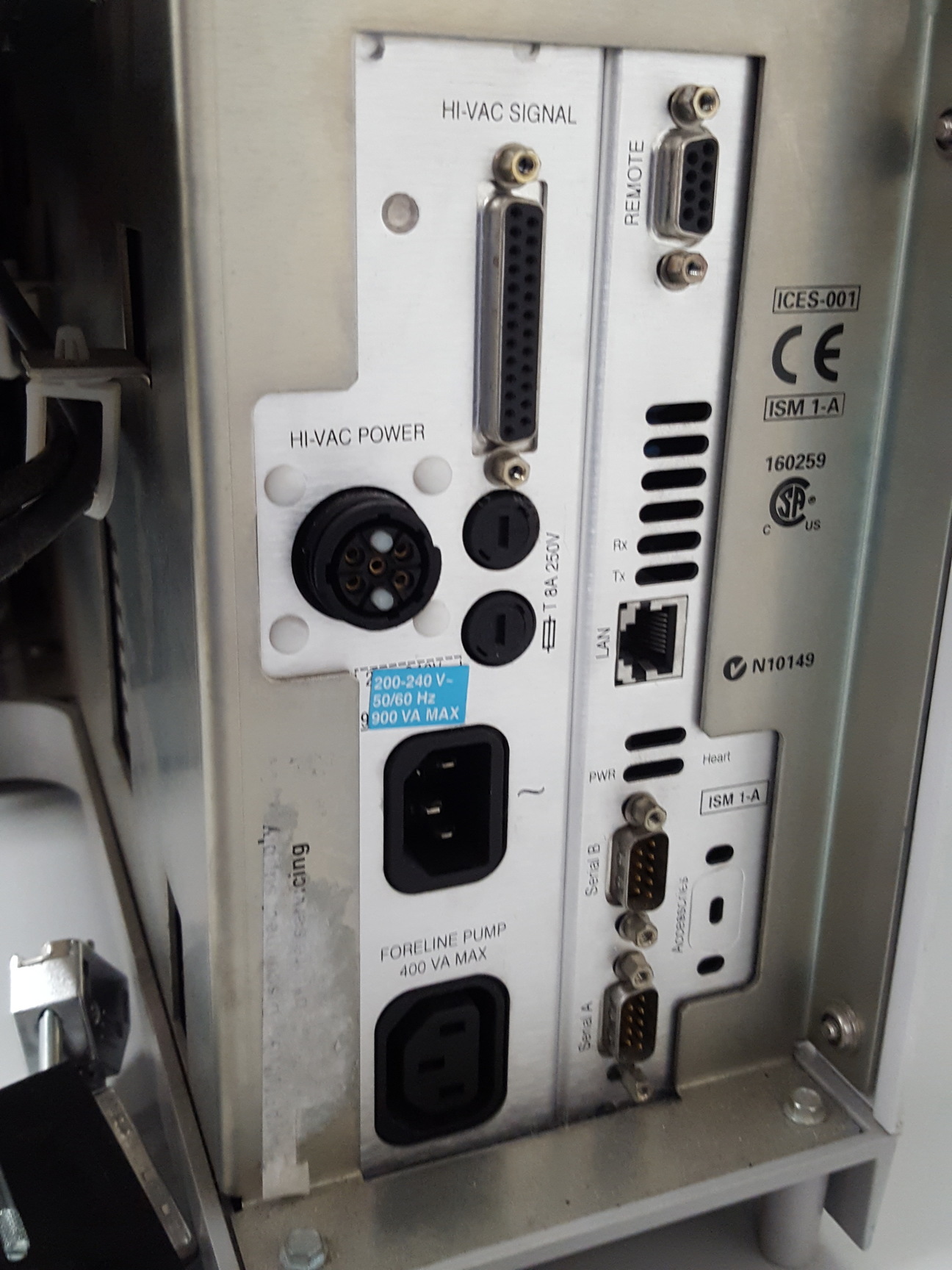 Image of Agilent 6890GC + 7683 Autosampler, & 5973 MSD + 59864B Gauge Controller Lab