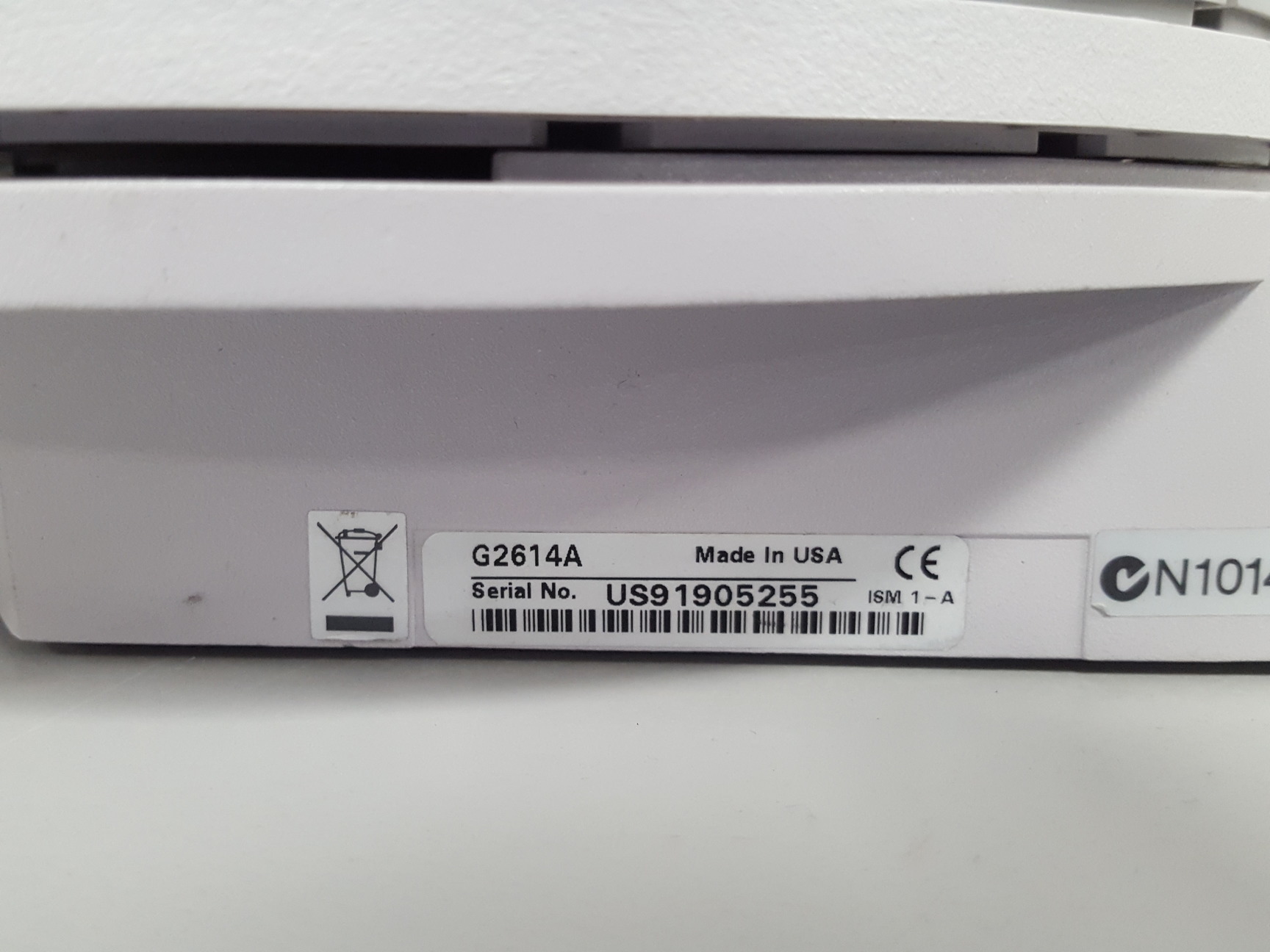 Image of Agilent 6890GC + 7683 Autosampler, & 5973 MSD + 59864B Gauge Controller Lab