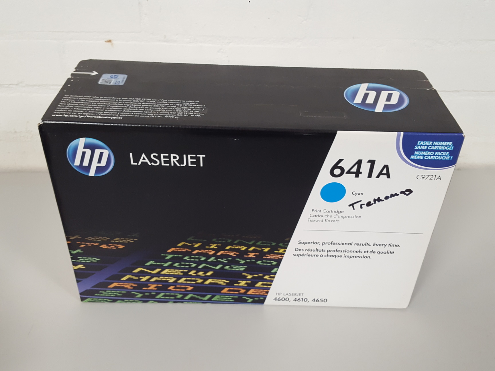 Image of 2x HP 641A (C97121A Cyan, C97122A Yellow) Toner Printer Ink Cartridges