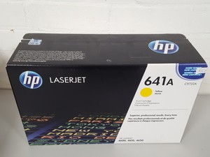Thumbnail image of 2x HP 641A (C97121A Cyan, C97122A Yellow) Toner Printer Ink Cartridges