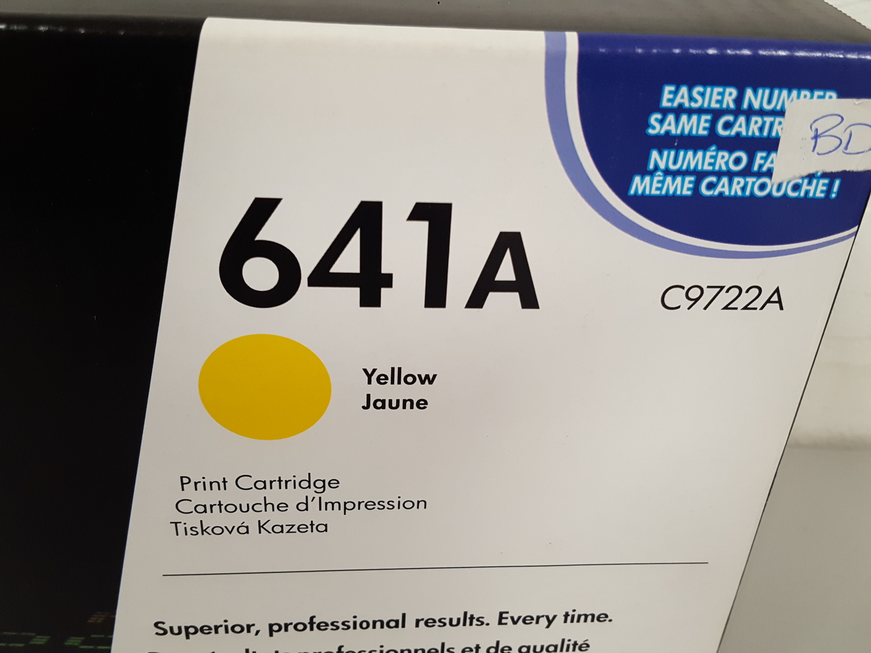 Image of 2x HP 641A (C97121A Cyan, C97122A Yellow) Toner Printer Ink Cartridges