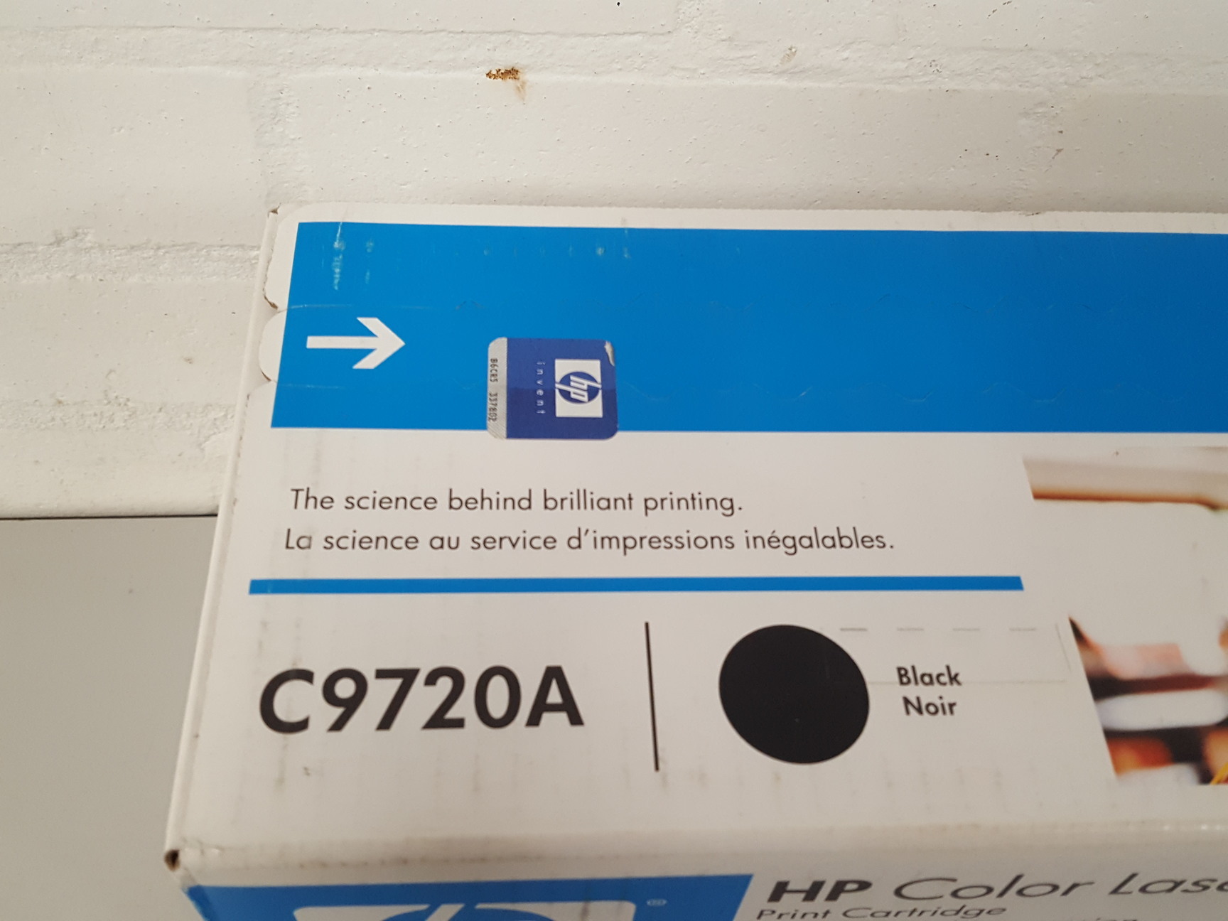 Image of HP 641A (C9720A) Black Toner Printer Ink Cartridge