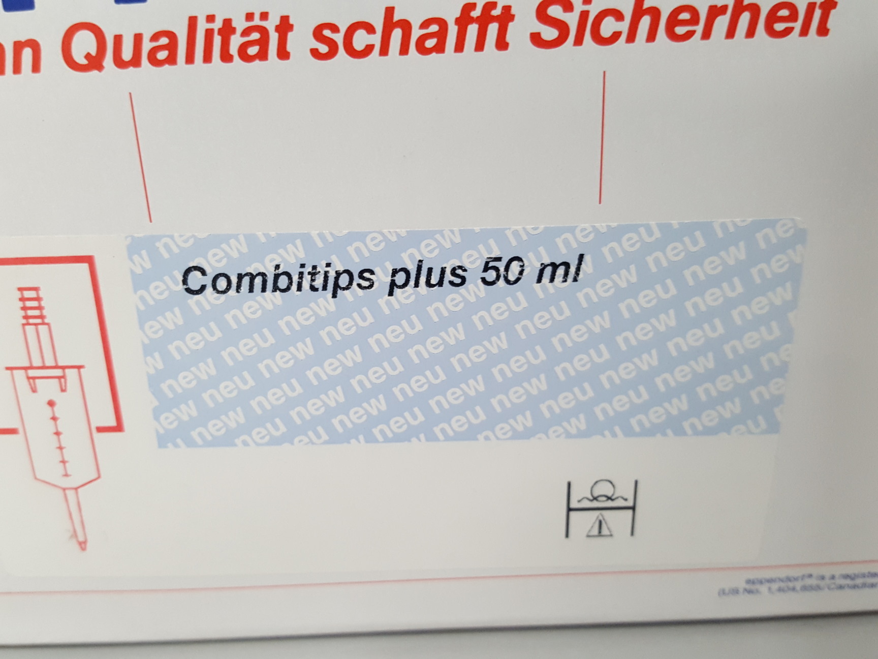 Image of 2x Boxes of Eppendorf CombiTips Plus 50ml Pipette Combi Tips Lab