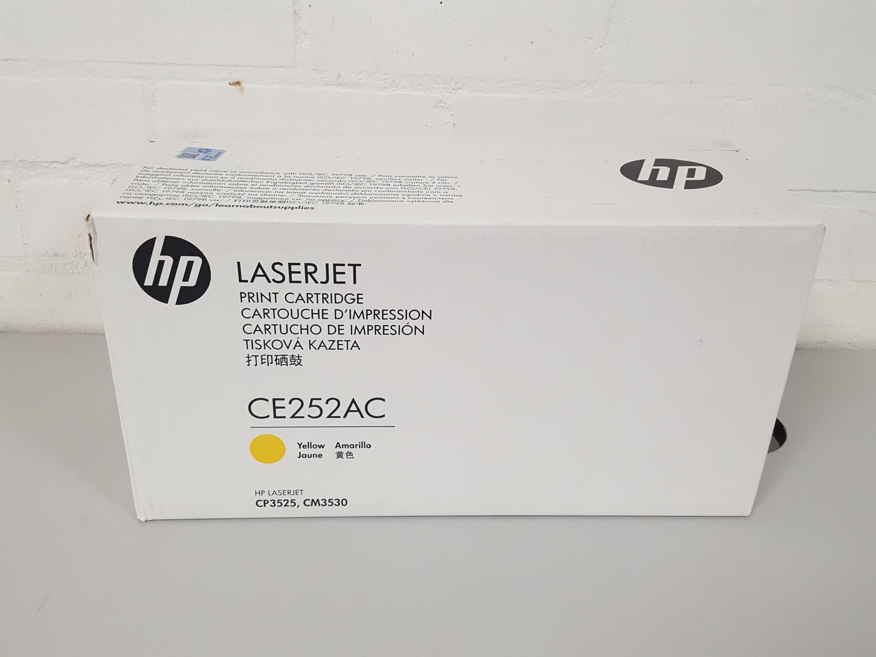 Image of HP 504A (CE252AC) Toner Cartridge Yellow Original LaserJet 