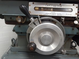 Thumbnail image of Caplin Capco Q-35 Cutting Machine Diamond Saw + Coolant Tank