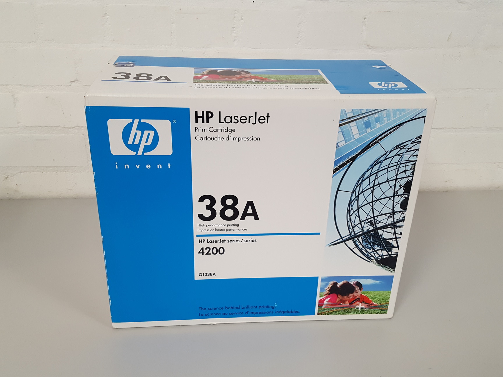 Image of HP 38A (Q1338A) Black Original LaserJet Toner Cartridge