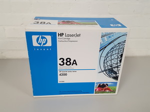 Thumbnail image of HP 38A (Q1338A) Black Original LaserJet Toner Cartridge