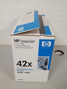 Thumbnail image of HP 42X (Q5942X) Black Genuine LaserJet Toner Cartridge