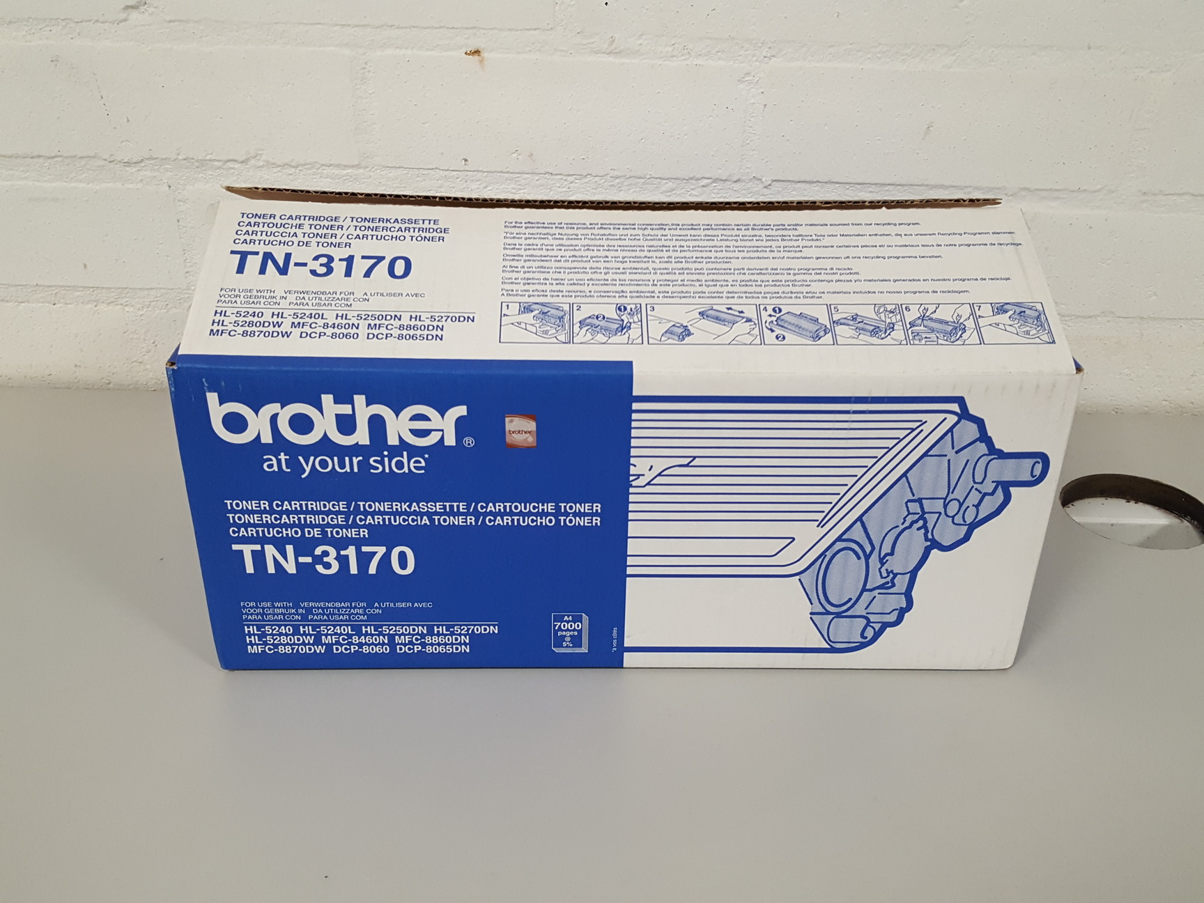Image of Brother TN3170 Genuine Printer Ink Cartridges Toner & Cartridges