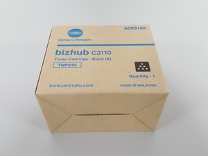 Thumbnail image of Konica Minolta Bizhub TNP51K A0X5155 Black Toner Cartridge 