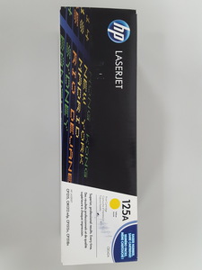 Thumbnail image of HP 125A CB542A LaserJet Yellow Toner Cartridge Printer Ink Genuine