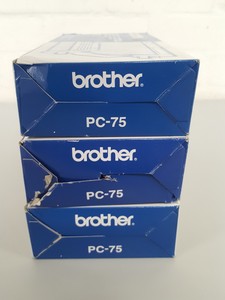 Thumbnail image of 3x Brother PC-75 Toner Printing Cartridge Printer Ink