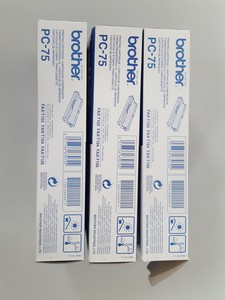 Thumbnail image of 3x Brother PC-75 Toner Printing Cartridge Printer Ink