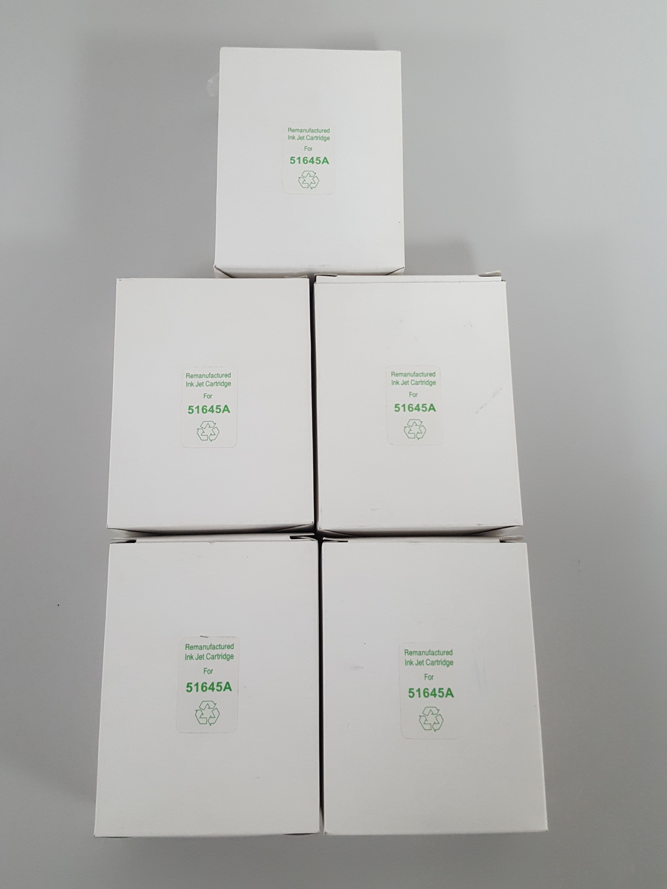 Image of 5x Re-Manufactured Toner Ink Cartridges for HP 51645A