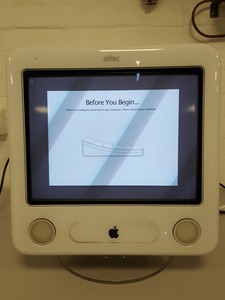 Thumbnail image of Apple eMac G4 All in One Desktop 1ghz PowerPC IT 