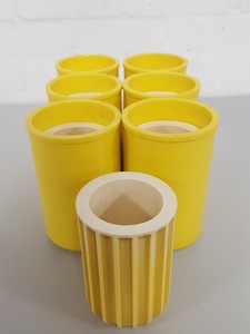 Thumbnail image of 6x Sorvall PN00511 & 7 x Sorvall 443 Rotor Bucket Adapters Centrifuge Lab