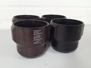 Thumbnail image of 4x Sorvall 11788 Centrifuge Rotor Buckets for H-1000B / RT-H250 750mL