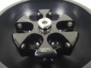 Thumbnail image of Sorvall HB-6 Swinging-Bucket Centrifuge Rotor 6 x 50ml P/N 11850 Lab