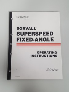 Thumbnail image of Sorvall SS-34 Fixed Angle Centrifige Rotor + User Manual Lab