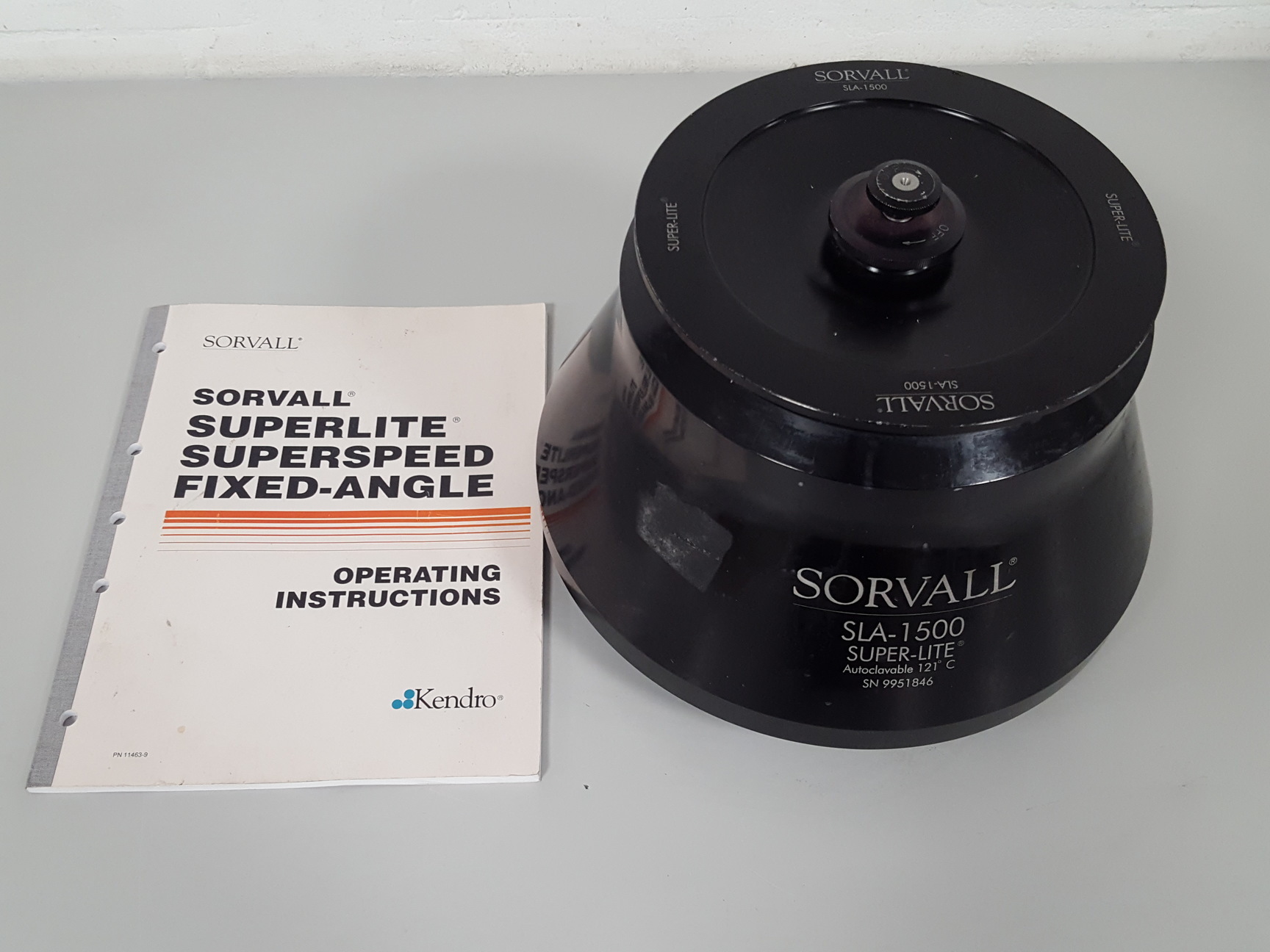 Image of Sorvall SLA-1500 Super Lite Fixed Angle Centrifuge Rotor Ultracentrifuge Lab