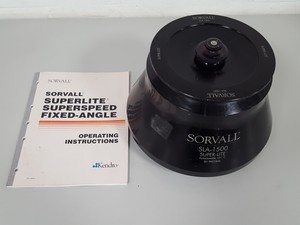 Thumbnail image of Sorvall SLA-1500 Super Lite Fixed Angle Centrifuge Rotor Ultracentrifuge Lab
