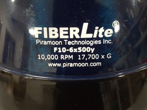 Thumbnail image of PTI FiberLite F10-x6500y 10000rpm 17700 x G Fixed Angle Centrifuge Rotor Lab