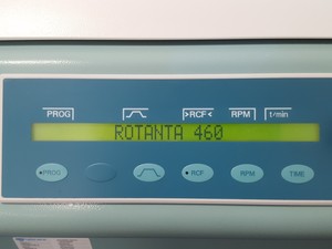 Thumbnail image of Hettich 5650 Rotanta 460 Centrifuge On Trolley + 4600RPM Bucket Rotor 5699 Lab