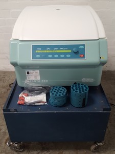 Thumbnail image of Hettich 5650 Rotanta 460 Centrifuge On Trolley + 4600RPM Bucket Rotor 5699 Lab