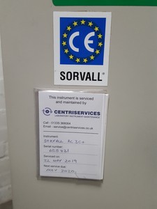 Thumbnail image of Sorvall RC-3C Plus Refrigerated Centrifuge Lab Spares / Repairs