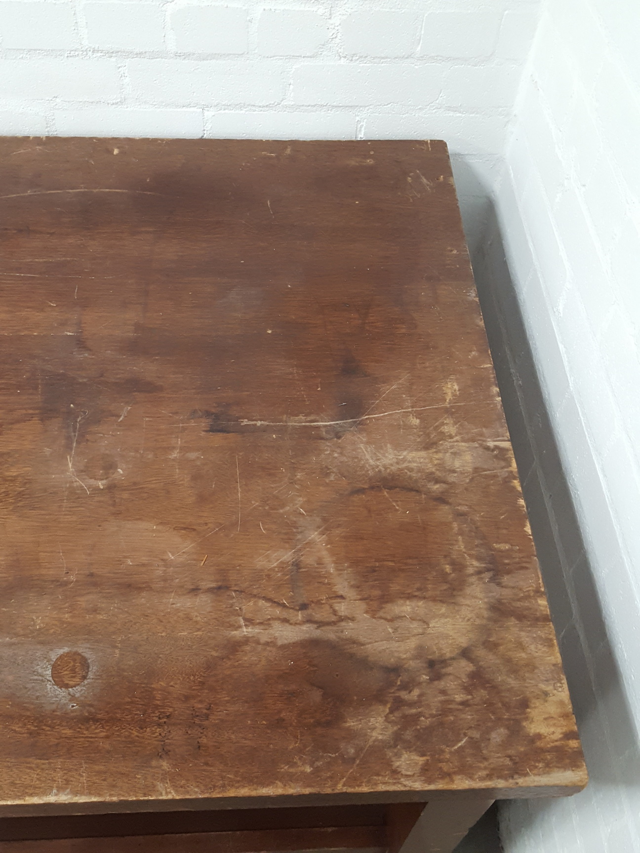 Image of Vintage Engineering 2-Tier Wooden Table Workshop Furniture Lab