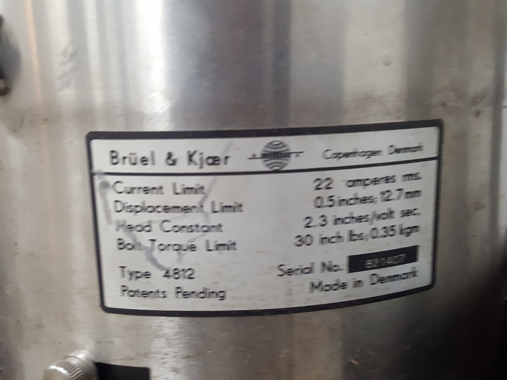 Image of Bruel & Kjaer 4812 & 4805 Permanent Magnet, 2707 Amplifier Vibration Exciter Lab