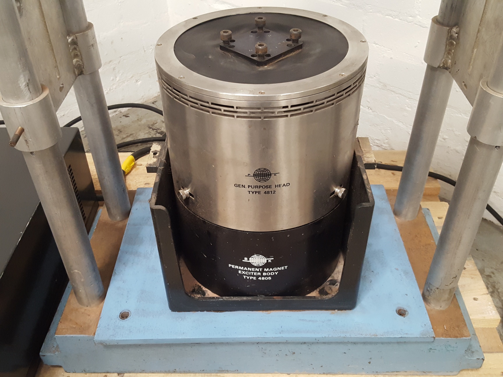 Image of Bruel & Kjaer 4812 & 4805 Permanent Magnet, 2707 Amplifier Vibration Exciter Lab