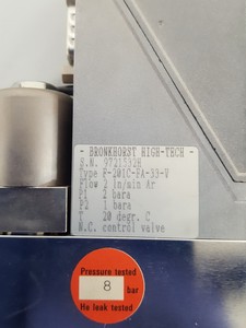 Thumbnail image of 2x Bronkhorst Hi-Tec El-Flow Mass flow Meter / Controllers Lab